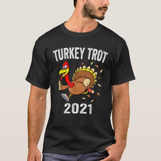 Turks Shirt 2021 Thanksgiving turkije Trot Ki (Voorkant)