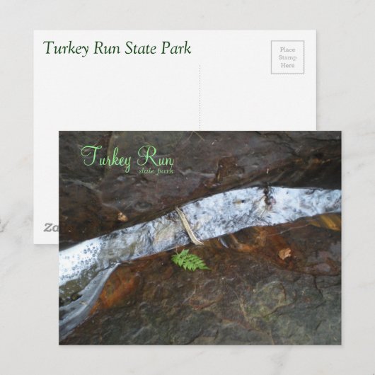 Turks staatspark briefkaart (Voorkant / Achterkant)