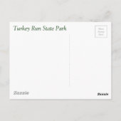 Turks staatspark briefkaart (Achterkant)