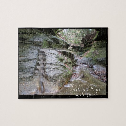 Turks staatspark Eroded Stairs Legpuzzel (Horizontaal)