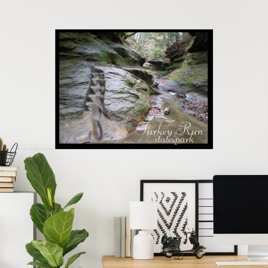 Turks staatspark Eroded Stairs Poster (Thuiskantoor)