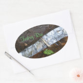 Turks staatspark ovale sticker (Envelop)