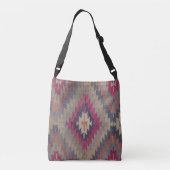 Turks tapijt Antiek Kilim Rug Crossbody Tas (Achterkant)