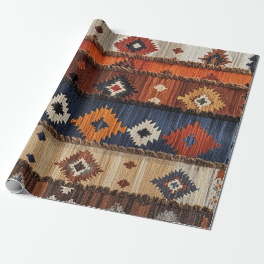 Turks tapijt cadeaupapier (Uitgerold)