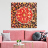 Turks tapijt canvas afdruk (Insitu (Woonkamer))