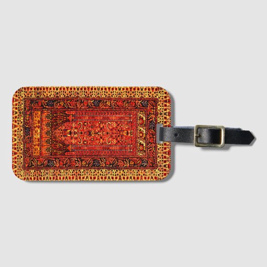 Turks tapijt of Rug "Annie" Bagagelabel (Voorkant (horizontaal))