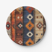 Turks tapijt papieren bordje (Voorkant)