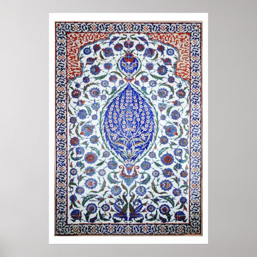 Turks tegel Poster (Voorkant)