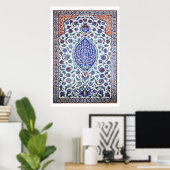 Turks tegel Poster (Thuiskantoor)