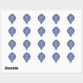 Turks tegel Ronde Sticker (Vel)