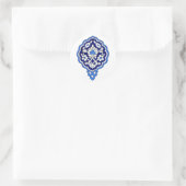 Turks tegel Ronde Sticker (Tas)