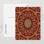 Turks tegelmandala briefkaart (Voorkant / Achterkant)