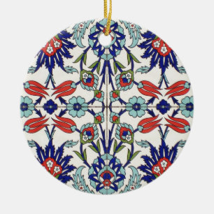 Turks tegelsiemens keramisch ornament