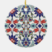 Turks tegelsiemens keramisch ornament (Achterkant)
