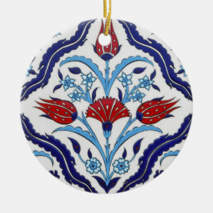 Turks tegelsiemens keramisch ornament