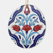 Turks tegelsiemens keramisch ornament (Links)
