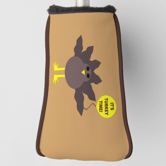 Turks Thanksgiving Golf Putter Hoesje Golfheadcover (Draai 90)