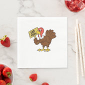 Turks Thanksgiving van de Pizza Funny Servet (Insitu)