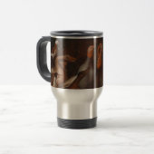 Turks Thanksgiving van duiven Reisbeker (Voorkant links)