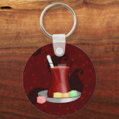 Turks theater en Turks plezier Sleutelhanger (Voorkant)