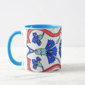 Turks Tile Blue-anjematroon Mok (Links)