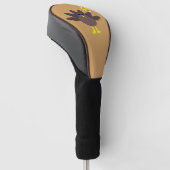 Turks Time Thanksgiving Golf Driver Hoesje Golfheadcover (Schuin)