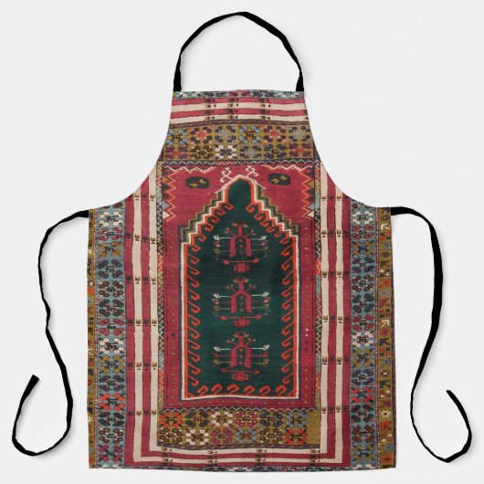 Turks traditioneel tapijtontwerp schort (Voorkant)