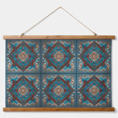 Turks Trendy Mooi Oud Patroon Collectie Hangend Wandkleed (Voorkant)