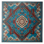 Turks Trendy Mooi Oud Patroon Collectie Tegeltje (Voorkant)