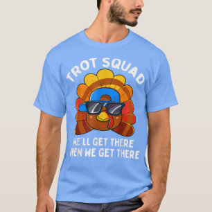 Turks Trot Squad Funny Thanksgiving met Costu T-shirt