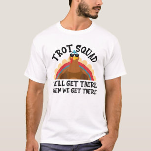 Turks Trot Squad Funny Thanksgiving met Costu T-shirt