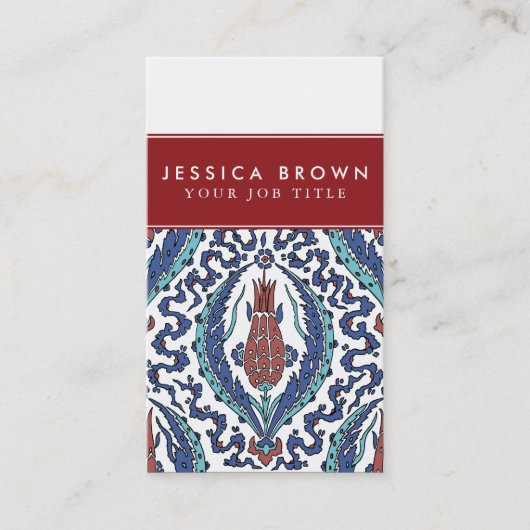  Turks Tulip-visitekaartje Visitekaartje (Voorkant)