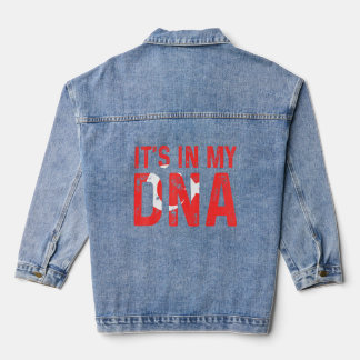 Turks Turkije - vlag Ster Mijn oorsprong Denim Jacket