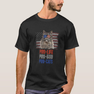 Turks Van Cat Pro Life Pro God Pro Cats American T-shirt