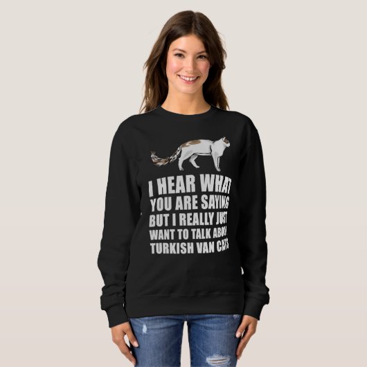 Turks Van Cat Trui (Voorkant volledig)