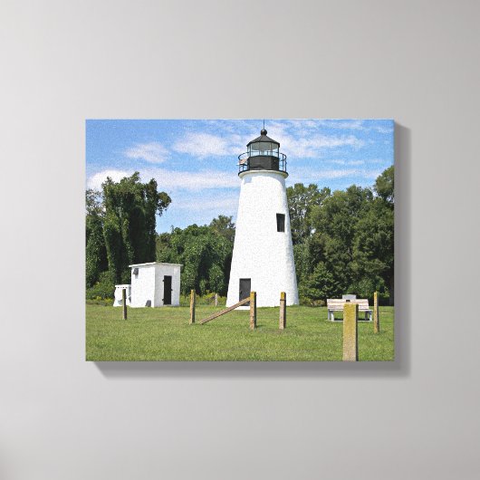 Turks vuurtoren, maryland Canvas Print (Voorkant)