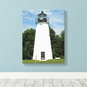 Turks vuurtoren, maryland Canvas Print (Insitu (Houten vloer))