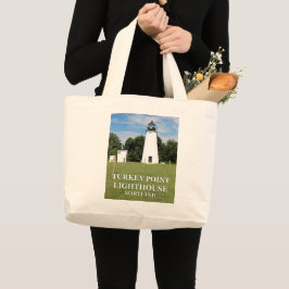 Turks vuurtoren, Maryland Jumbo Canvas tas