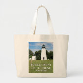 Turks vuurtoren, Maryland Jumbo Canvas tas (Voorkant)