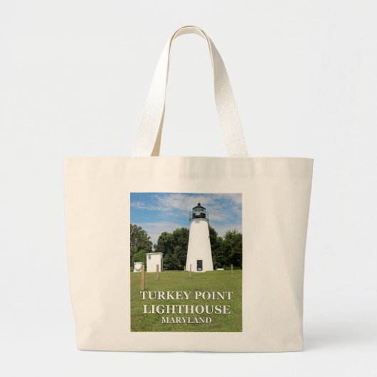Turks vuurtoren, Maryland Jumbo Canvas tas (Voorkant)