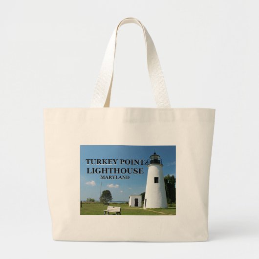 Turks vuurtoren, Maryland Jumbo Canvas tas (Voorkant)