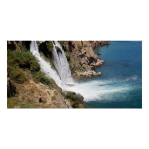 Turks waterval Duden (Antalya) Perfect Poster