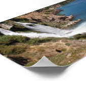 Turks waterval Duden (Antalya) Poster (Hoek)