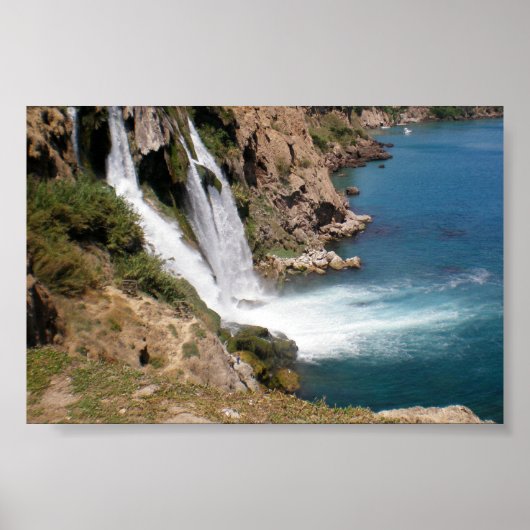 Turks waterval Duden (Antalya) Poster (Voorkant)