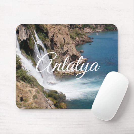 Turks waterval Duden in Antalya Muismat (Met muis)