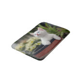 Turks White Kitten Badmat (Gekanteld)