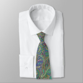 Turks Zee Paisley Peacock Colors Wedding Stropdas