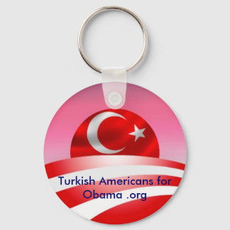 Turkse Amerikanen voor Obama .org Sleutelhanger