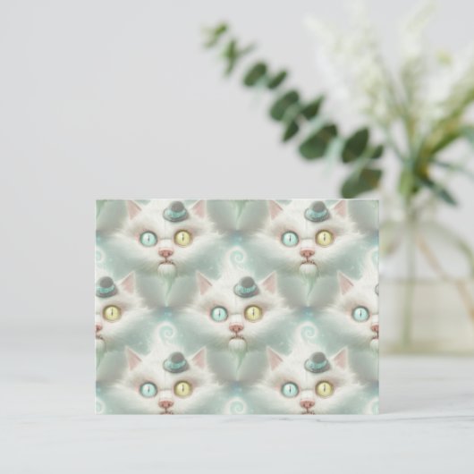 Turkse angora briefkaart (Staand voorkant)