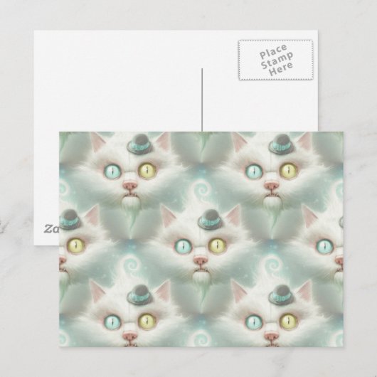 Turkse angora briefkaart (Voorkant / Achterkant)